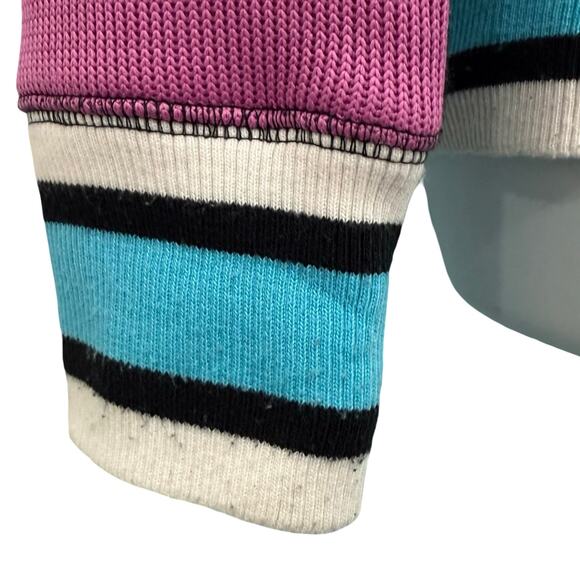 Air Jordan Fuchsia Black Blue White Colorblock Jumpman Logo Track Jacket Size S - Picture 7 of 14